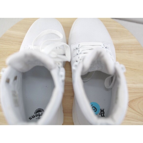 Dr Martens Combs W White Boots Women's Size 6 Combat Boots Soul Bouncing - Picture 8 of 10